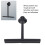 Raclette de douche en verre, ventouse en silicone noire 4