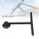 Raclette de douche en verre, ventouse en silicone noire 3