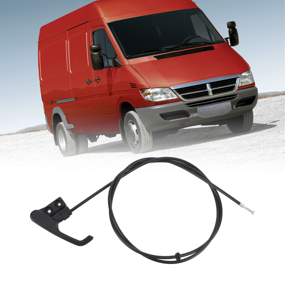 Car Engine Hood Release Handle And Cable 05104405Aa Abrasion Proof For Sprinter 2500 3500 2003 To 2006 4681322806585