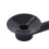 Raclette de douche en verre, ventouse en silicone noire 10