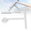 Raclette à vitre blanche avec ventouse en silicone 4