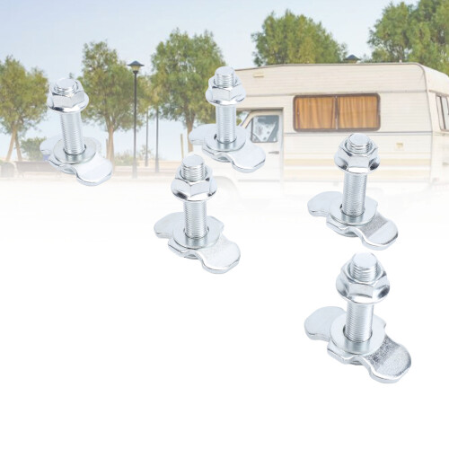 5 pezzi L-Track doppio orecchio spina filettata M10x45mm 2