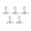5pcs L Track Double Lug Threaded Stud Nut Fitting M10x45mm for Truck Bed Trailer Cargo Control 2