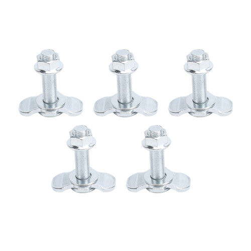 5 pezzi L-Track doppio orecchio spina filettata M10x45mm 1
