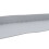 Pare-éclaboussures pour évier en silicone gris clair étanche 9