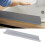 Pare-éclaboussures pour évier en silicone gris clair étanche 15