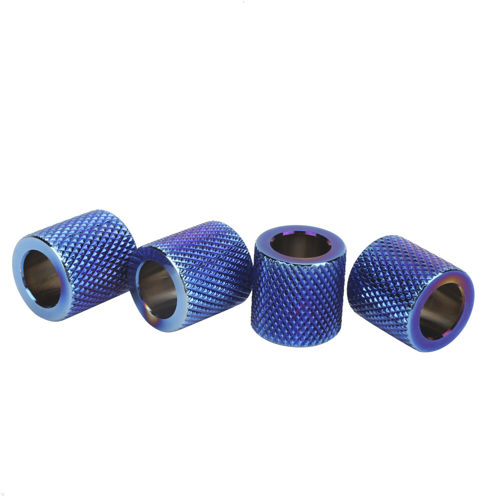 4Pcs Car Headrest Collar Ring Decor Aluminium Alloy For Car Suv Truck Interior Decorationbluing 7891322806271