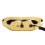 Téléphone jaune doré en forme de lèvres avec Line, stockage 9