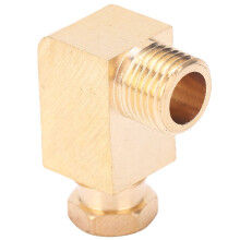 PL610 Gomito per tubazione in ottone per olio 6mm-M10x1 Connettore