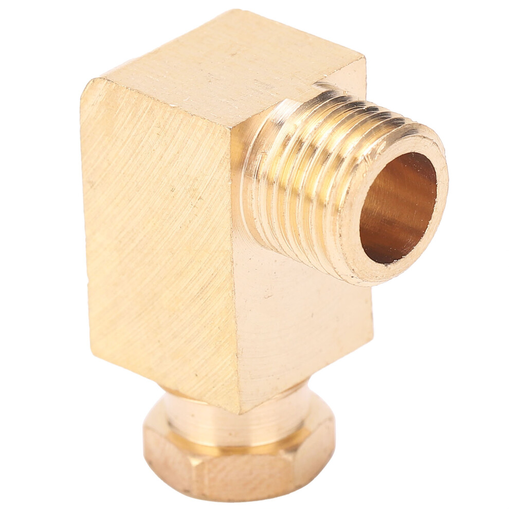 Oil Pipe Fitting Elbow Brass Rectangular Block Connector Adapter For Pipe Connectionpl610 9341322808396