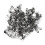 100Pcs Tray Earring Clips Metal Spring Flat Back Ear Stud Jewelry Making Accessories 16