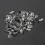 100Pcs Tray Earring Clips Metal Spring Flat Back Ear Stud Jewelry Making Accessories 7