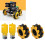 Roue Mecanum pour TT - 48 mm, noir, 1:48, 3-12 V 1
