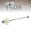 Arbre central pour 144016,2991,144018 plastique/métal 6