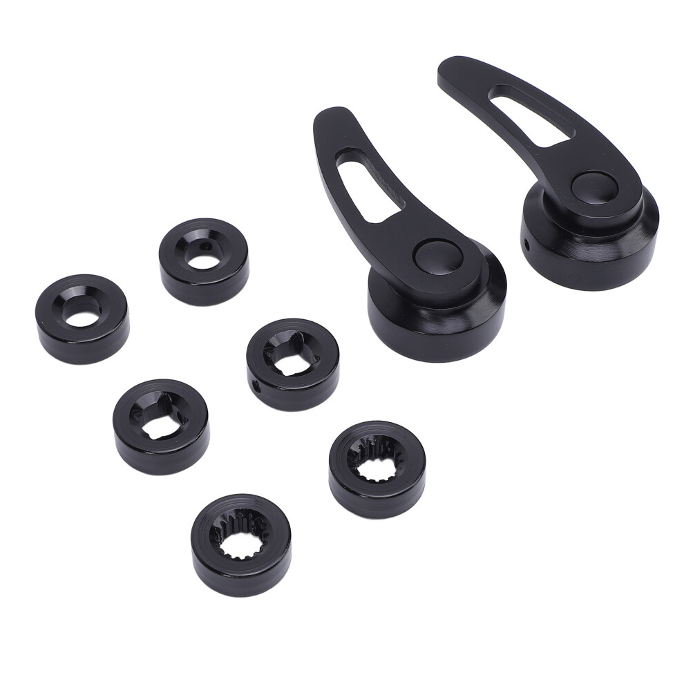 Window Crank Handle Kit 3-1/2in Retro Style Aluminium Alloy Universal Car Window Winder Riser for Hot Rod Kustom Black-image-OPC-PHVZYV5-NEW