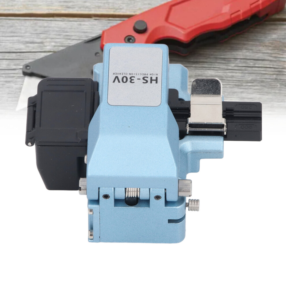 Fiber Optic Cleaver High Accuracy 16 Cleaving Spots 80000 Cleaves Ftth Fiber Cable Cutter With Collection Box 4651322809619
