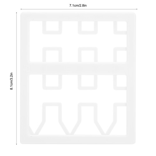 Fondant Cake Fence Printing Cutting Mold DIY Cake Border Decorating Baking Tool Mould 2