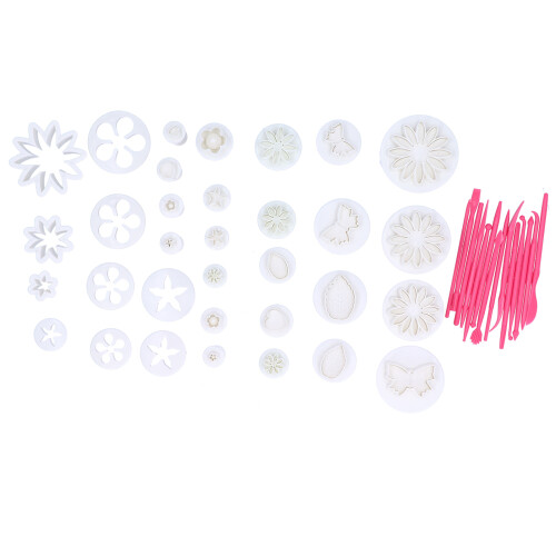 47PCS Cake Decorating Tools Cookies Biscuits Cake Mold Flower Set Baking Accessories 1