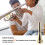 Embouchure de trompette 3C, Taille 3C, cuvette large, doré 4