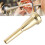 Embouchure de trompette 3C, Taille 3C, cuvette large, doré 16