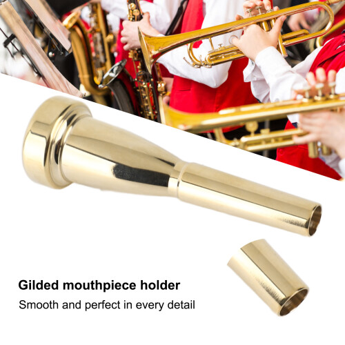 Embouchure de trompette 3C, Taille 3C, cuvette large, doré 2