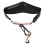 Lanière de cou pour saxophone en cuir PU, réglable, noire. 2