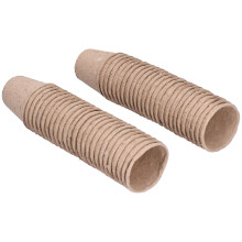 50Pcs 6cm Round Peat Pots Degradable Plant Seedling Nursery Cup Planting Accessory