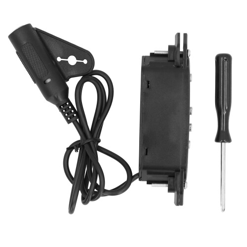 Guitar Pickup 6String Clipon HoleFree Sound Hole Stringed Instrument Volume Collection(Black ) 1