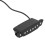 Guitar Pickup 6String Clipon HoleFree Sound Hole Stringed Instrument Volume Collection(Black ) 6