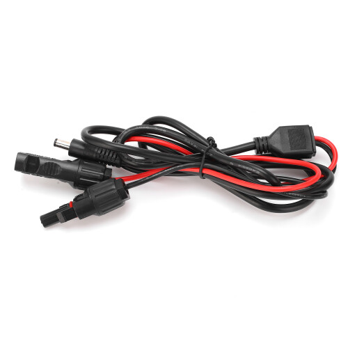 DC5521 Câble de charge solaire 300 V 1,5 m en laiton 1