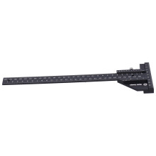 Règle-scribe en aluminium en forme de T, 280 mm / 11 po, 0,02 mm