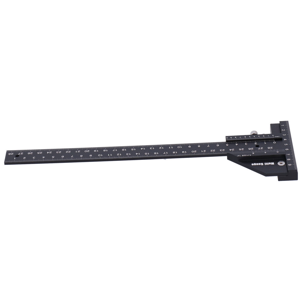 Woodworking Scribing Ruler Marking Measuring Gauge Tshaped Multifunctional Carpentry Tool 7901322812087