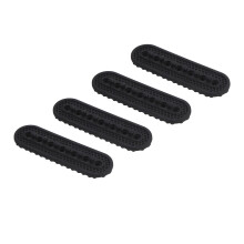 4 pièces Extenseur de chapeau en silicone à 7 trous 6,5 1,8 0,5 cm