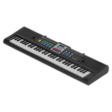 Piano électrique mini noir à 61 touches pour débutants