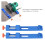 2 pièces de guide de base en ABS pour machine de coupe de 145 à 208 mm 4