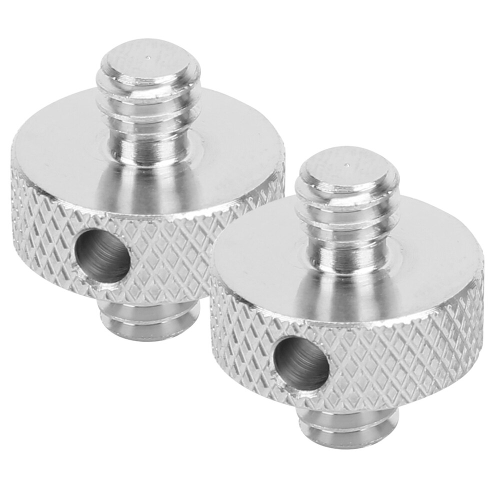 2Pcs Camera 1/4In Male To 1/4In Male Threaded Screw Adapter Double Sided Mounting Screw 6921322813663