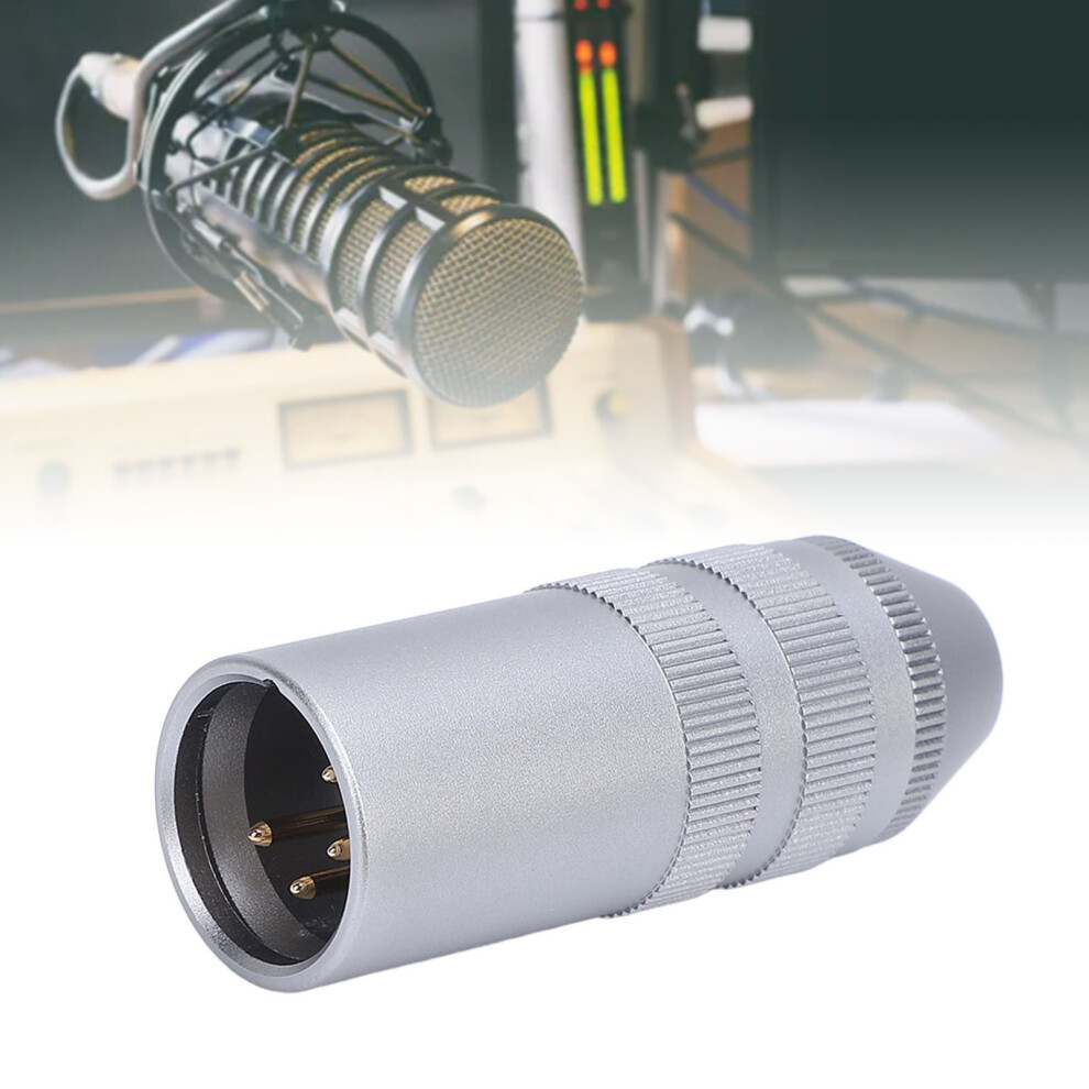 4 Pin Xlr Male Connector Metal Xlr Male To 3.5Mm Balanced Female Microphone Adapter For Mixers Active Speakers 9331322815173