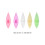 5Pcs Tatting Shuttle Sets Plastic Hand DIY Lacemaking Craft Tool Sewing Accessories12309 3