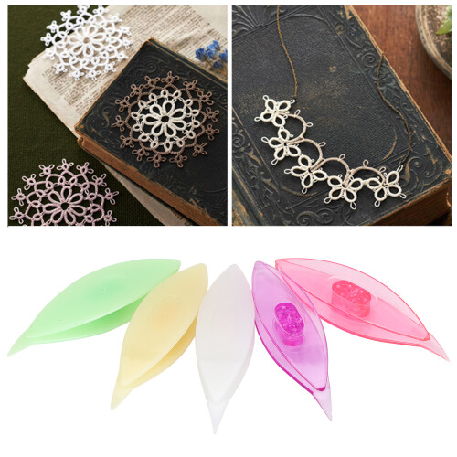 5Pcs Tatting Shuttle Sets Plastic Hand DIY Lacemaking Craft Tool Sewing Accessories12309