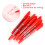 Set de marqueurs QuickDry à double pointe rouge 13,9 cm 10 pièces 6