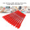 Set de marqueurs QuickDry à double pointe rouge 13,9 cm 10 pièces 7
