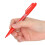 Set de marqueurs QuickDry à double pointe rouge 13,9 cm 10 pièces 10