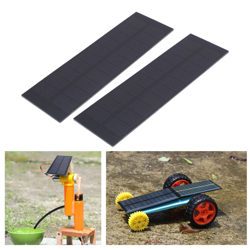 2Pcs Solar Panel 1W 5V Monocrystalline Silicon Solar Charging Panel For Small Home Projects Landscape Lighting 7651322816515