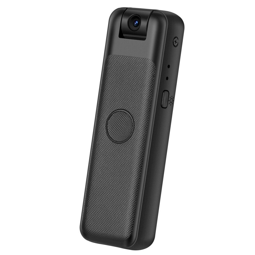1080P Small Body Camera With Audio & Video Recording Portable Rotatable Lens Camcorder With Back Clip Wearable Recorder For Meeting/Travel 4631322816923