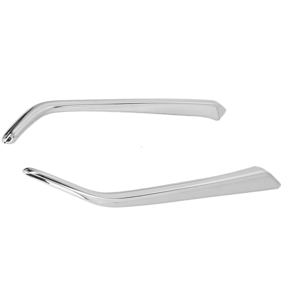 2Pcs Front Fog Eyelid Trim Strips Abs Chrome Decoration For Mazda Cx‑3 2015‑2019 Light