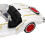 Modèle de voiture décapotable à l’échelle 1:32, 13,3  4,1 cm, blanc 9