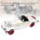 Modèle de voiture décapotable à l’échelle 1:32, 13,3  4,1 cm, blanc 6