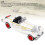 Modèle de voiture décapotable à l’échelle 1:32, 13,3  4,1 cm, blanc 8