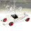Modèle de voiture décapotable à l’échelle 1:32, 13,3  4,1 cm, blanc 7