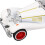 Modèle de voiture décapotable à l’échelle 1:32, 13,3  4,1 cm, blanc 13